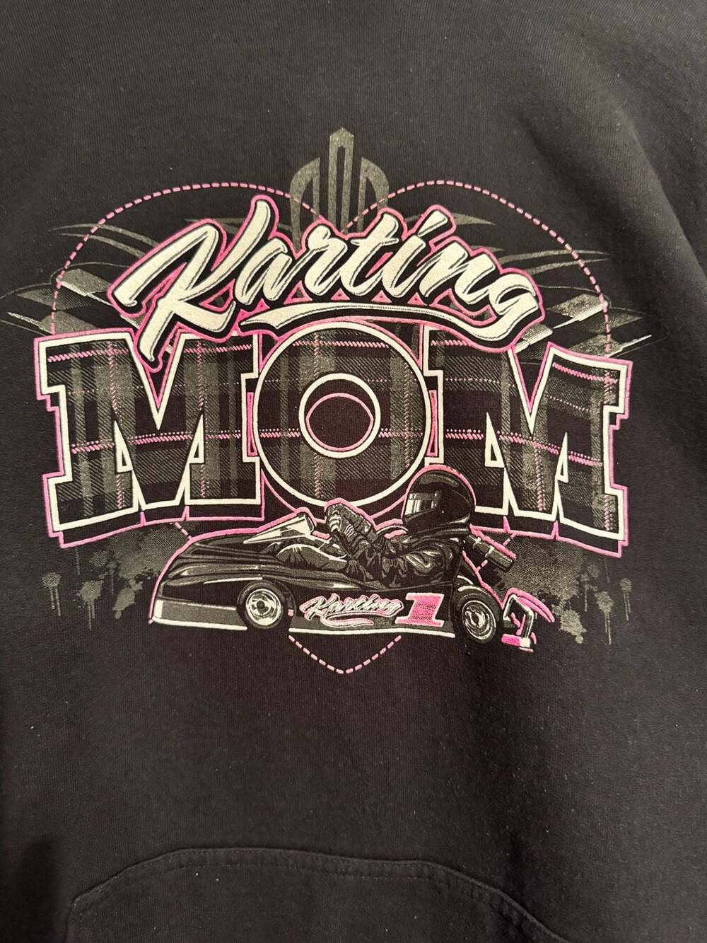 Gildan Heavy Blend Karting Mom Proud Racing Pullover Hoodie